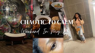 Chaotic To Calm Weekend In My Life : Night out with Bestie, Content date, Lash appointment