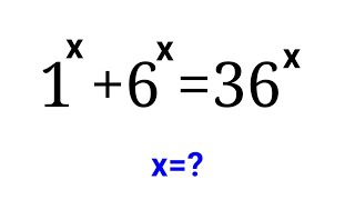 Math Exponential Problem | Find the Value of x in this Equation