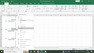 Levelling cross section Excel data vertical to Horizontal