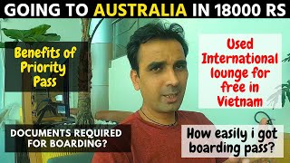 Going to AUSTRALIA in just 18000 Rs | Used PRIORITY PASS first time