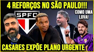 SIM QUATRO REFORÇOS!!! SPFC MOSTRA PLANO DE AÇÃO PARA ZUBELDIA E TORCIDA COMEMORA!