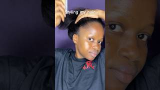 Styling my hair #shorts #shortvideo #shortvideo