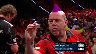 Peter Wright vs Richard Veenstra | Swiss Darts Trophy 🎯