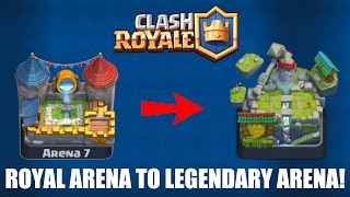 CLASH ROYALE | Going From Royal Arena to LEGENDARY Arena! | Best Clash Royale Montage/Gameplay!