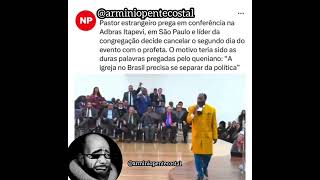 Profeta David Owuor, denuncia politicagem na igreja brasileira.