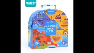 Maleta Puzzle Nuestro Mundo - Mideer - Rompecabezas