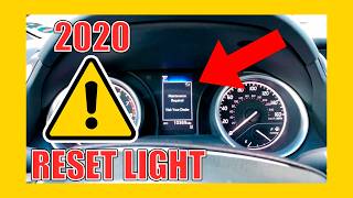 🚨 TOYOTA CAMRY 2020 HOW TO REMOVE, CLEAR, RESET, TURN OFF THE MAINTENANCE REQUIRED LIGHT