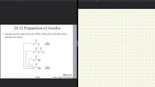 Organic 2 Ch 20 part 6: amides and  nitriles