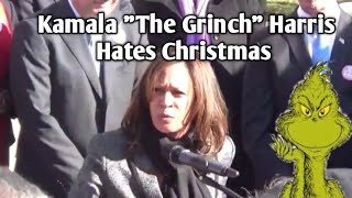 Kamala Harris Scolds Happy People at Christmas