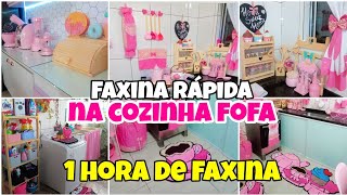 FAXINA NA COZINHA COZINHA LIMPA E ORGANIZADA EM 1 HORA