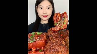 ASMR Pork Belly Mukbang Eating Show: Spicy, Sizzling & Sensational Bites #mukbang