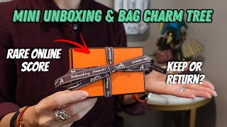 Mini Hermès Unboxing & Mini Bag Charm Tree Decorating | Bearn Key Ring | Watch before you buy!