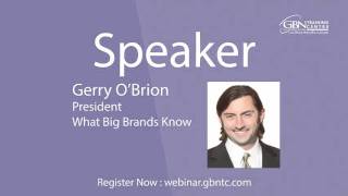 Grow any businesses like a billion dollar brand By Garry O'Brion | GBNTC Live Webinar