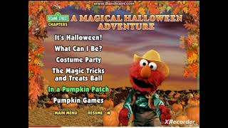 Sesame street A Magical Halloween Adventure  DVD Menu Walkthrough