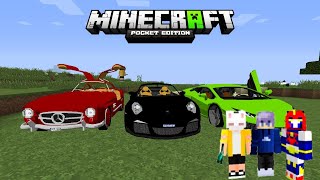 PAYABANGAN ng KOTSE sa Minecraft PE