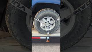 ALWAYS CHECK Your #trailer TIRES & Straps!