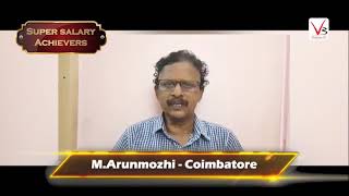 M.Arunmozhi - Coimbatore | Super Salary Achievers | V3 Online TV