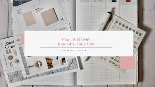 PLAN WITH ME IN MY HOBONICHI COUSIN FOR JUNE 6-12| CHATTY VIDEO