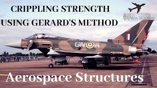 Crippling strength using Gerard's Method|| Crippling stress Formula#Aero_Hub#Strength of Materials#