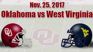 OU Sooners VS West Virginia Mountaineers - 2017