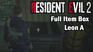 Resident Evil 2 Remake - Full Item Box (Leon A)