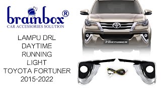 02290 Lampu DRL Toyota Fortuner 2015-2022 Lampu DRL Foglamp