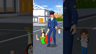 Ada Hantu Berwujud Polisi 😰 #sakuraschoolsimulator #shorts #shortsvideo #viral