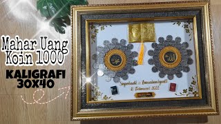 Tutorial Mahar - Cara membuat Mahar uang koin new design || Mahar koin 1000 || Mahar uang koin 2022