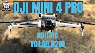 DJI Mini 4 Pro firmware update V01.00.0210 #shaunthedrone