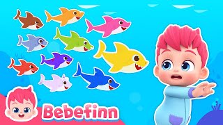 🔟🦈 Ten Little Sharks | EP121 | Bebefinn Nursery Rhymes for Kids