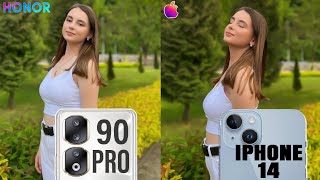 Honor 90 Pro VS iPhone 14 Camera Test Comparison