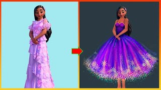 Disney Encanto Isabela Madrigal Transformation   Encanto Movie Art @cartoonfashion68