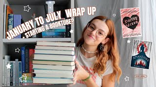 reading WRAP UP from january to july + starting a booktube 💌