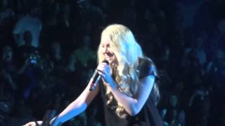 Danielle Bradbery at Blake Shelton concert with intro!