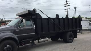 Like New 2004 Ford F-750 XLS SD, 18' Dump Truck For Sale In Cleveland, Ohio