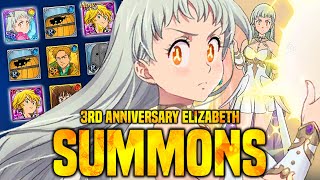 I RETURNED ONE LAST TIME FOR ELIZABETH! 3rd Anniversary Summons | Seven Deadly Sins Grand Cross