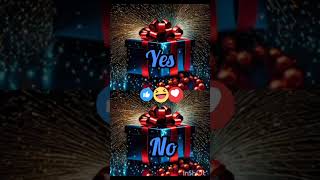 Choose your gift box yes vs no #viral #trending #short