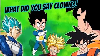 VEGETA SAID WHAT?! | Trunks, Goku, and Vegeta React to DBD: RAP BATTLE By @SSJ9K1