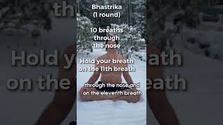 Try this breathing technique! #breathwork #bhastrika #meditation #health