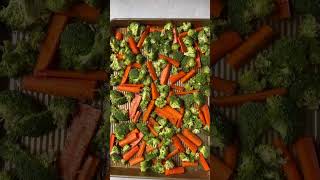 Parmesan Roasted Broccoli & Carrots (add veggies to any meal!)