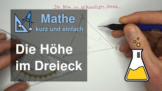 Die Höhe im Dreieck