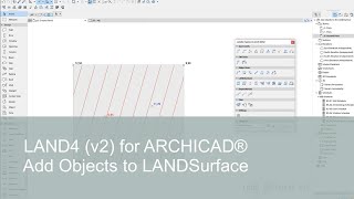 Add Object to LANDSurface | LAND4 for ARCHICAD®