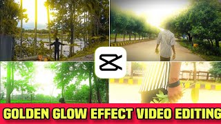 🔥GOLDEN GLOW EFFECT CAPCUT TELUGU | How to Add Glow Effect in Capcut  | capcut video Editing TELUGU