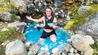 Metal Detecting Small Hot Springs! (CLOTHING OPTIONAL)