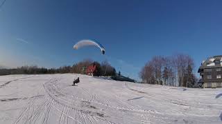 SNOWGLIDING - trening w Bieszczadach(mov4)