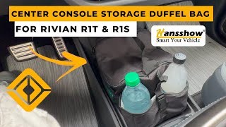 Maximize Your Rivian R1T & R1S Storage: Center Console Duffel Bag!