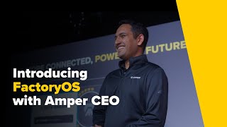 CEO Akshat Thirani's announcement of the new Amper FactoryOS!  [4K]