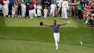 Tony Finau injures ankle, pops it back into place at Masters Par-3 contest