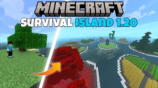 How I Survived 100 Days on a Survival Island in Minecraft 1.20