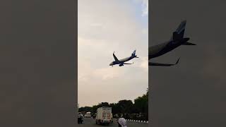 The Low Flying Aircraft was making a loud noise at Terminal 1 in New Delhi. #youtubeshorts